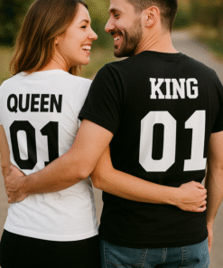 KING QUEEN 01 - Tricou (set) bicolor