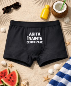Boxeri bărbătești „AGITĂ ÎNAINTE DE UTILIZARE”
