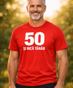 Tricou amuzant 50 și încă tânăr