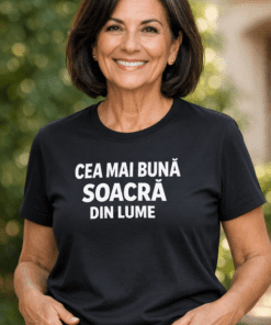 Tricou amuzant „Cea mai bună soacră din lume”