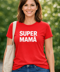 Tricou amuzant SUPER MAMĂ