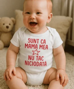 Body bebeluș Ca mama mea cu mesaj amuzant pentru cadou