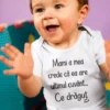 Body bebeluș Mami are ultimul cuvânt, cadou amuzant pentru bebeluși cu mesaj haios