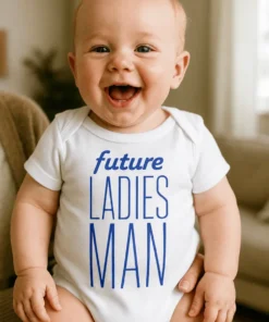 Body bebeluș Viitor cuceritor cu mesajul future LADIES MAN