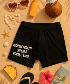 Boxeri amuzanți Decizii proaste povești bune cu mesaj haios pentru cadou