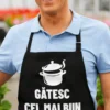 Șorț amuzant Gătesc cel mai bun gulaș, cadou haios pentru pasionații de gătit