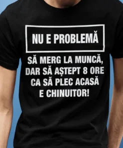 Tricou amuzant așteptarea la muncă cu mesaj haios pentru colegi și birou