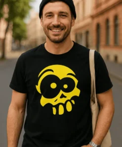 Tricou amuzant Craniu amuzant cu design haios de craniu