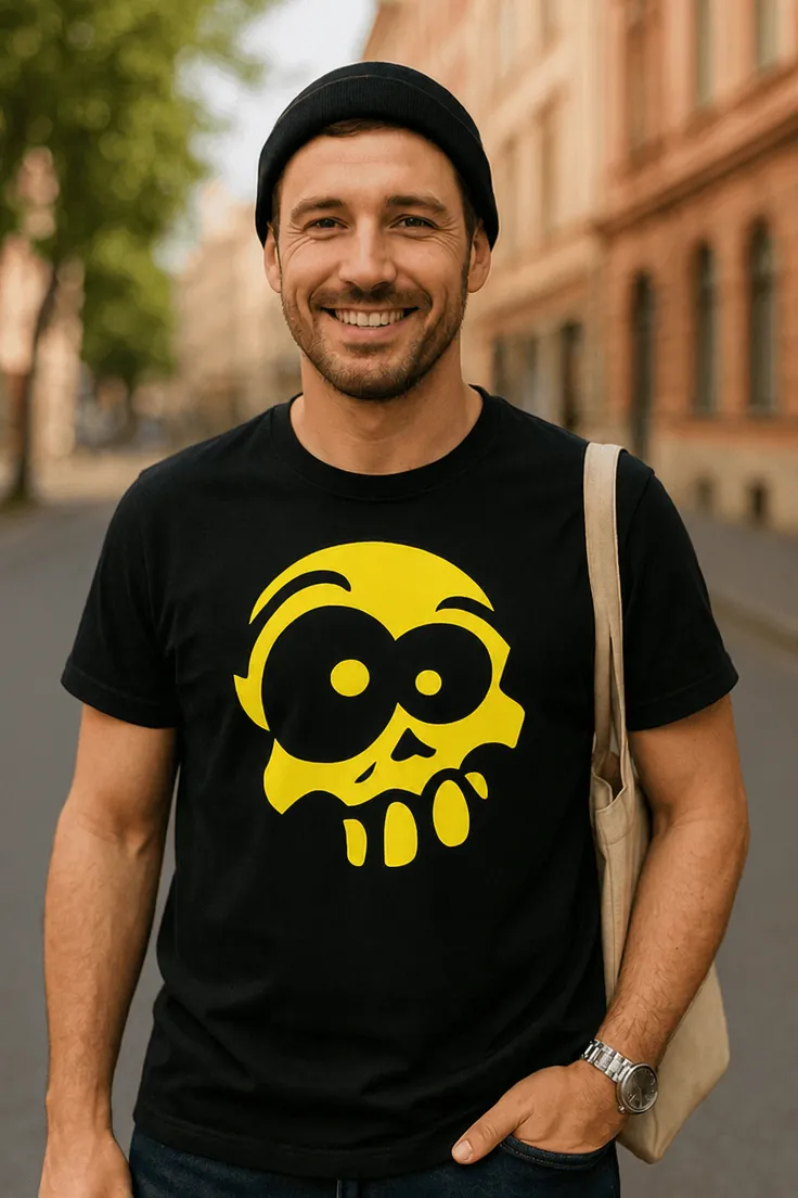 Tricou amuzant Craniu amuzant cu design haios de craniu