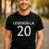Tricou amuzant Legendă la 20 ani cu textul LEGENDĂ LA 20