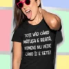 Tricou amuzant Mătușa beată și însetată cu mesaj haios pentru cadou