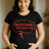 Tricou de gravidă Viitorul șef cu mesaj amuzant pentru viitoare mămici